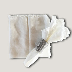 DORIS linen napkin - white