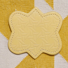 Coaster VIENNA embossed leather - vanilla