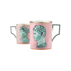 Ginori 1735 - Mug pink - il viaggio di nettuno