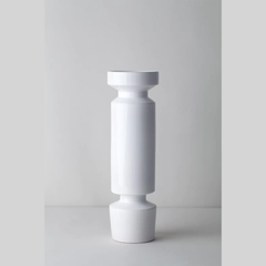 Vase LINCK aus Keramik - V16/4 weiss