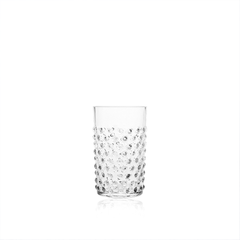 HOBNAIL water glass - clear