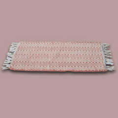 Tischset textil - salmon rose