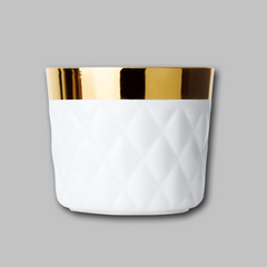 Champagne tumbler SIP OF GOLD Cushion - white