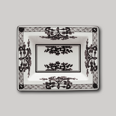 Bowl rectangular ORIENTE ITALIANO - white / black