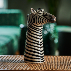 Vase ANIMAL aus Keramik - Zebra