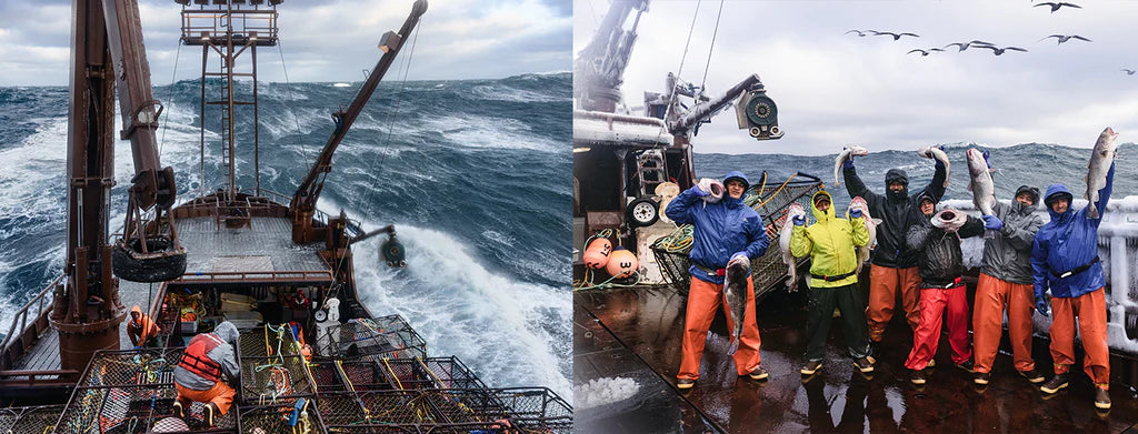 Chad and Craig Lowenberg of the F/V Arctic Lady on the Bering Sea