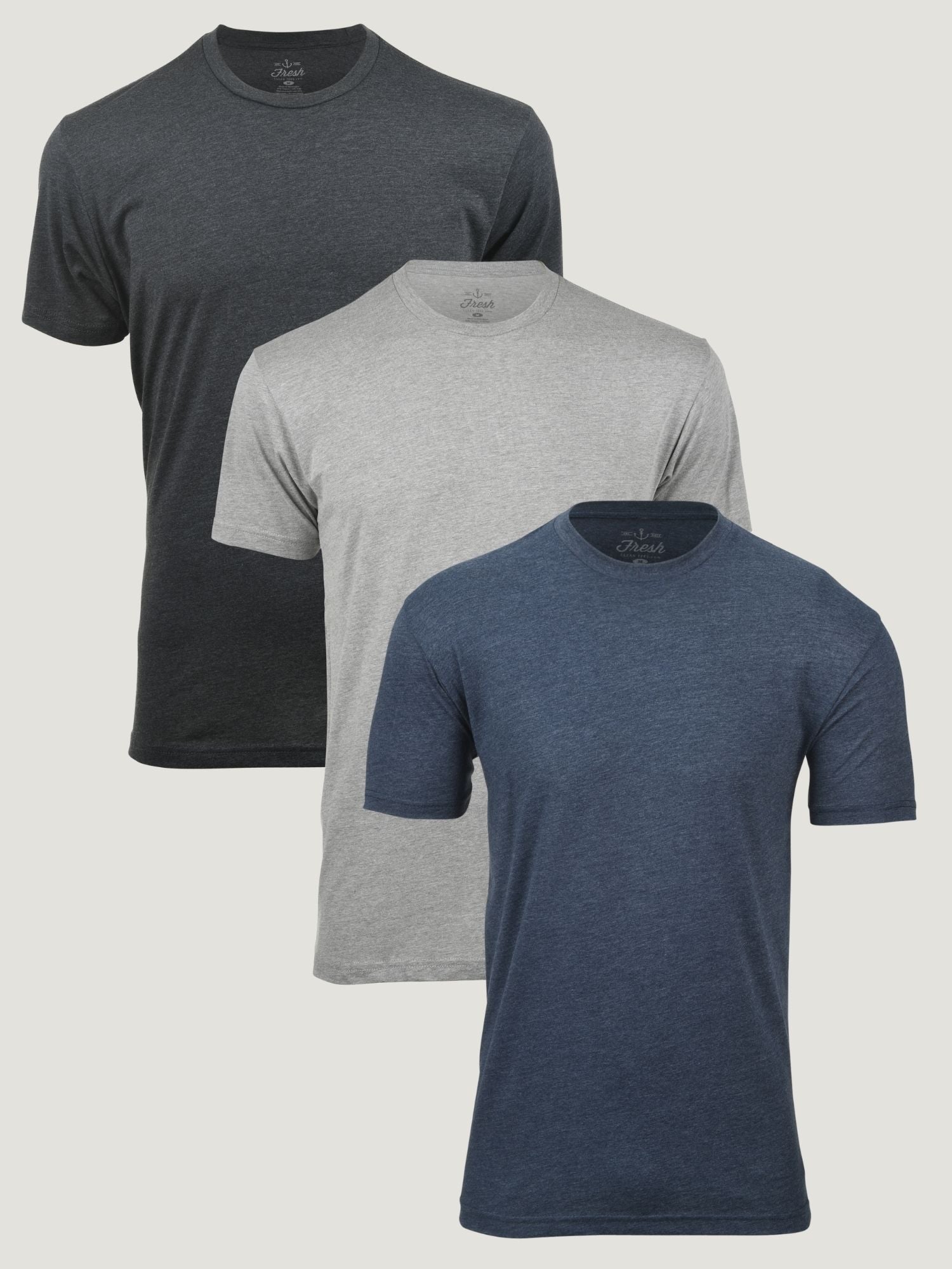 Essential Cotton Crewneck T-Shirt 3-Pack