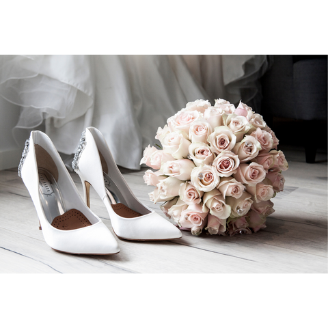 Chaussures de mariée blanches