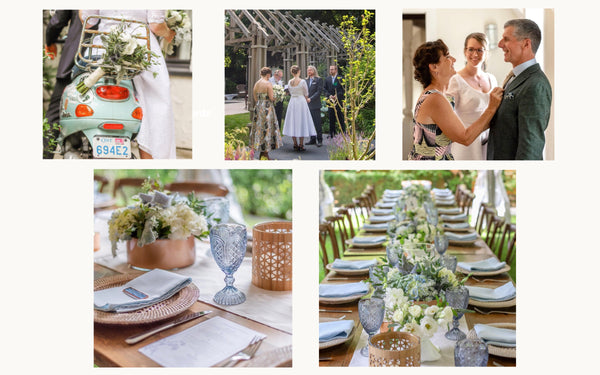 photos from a garden wedding 