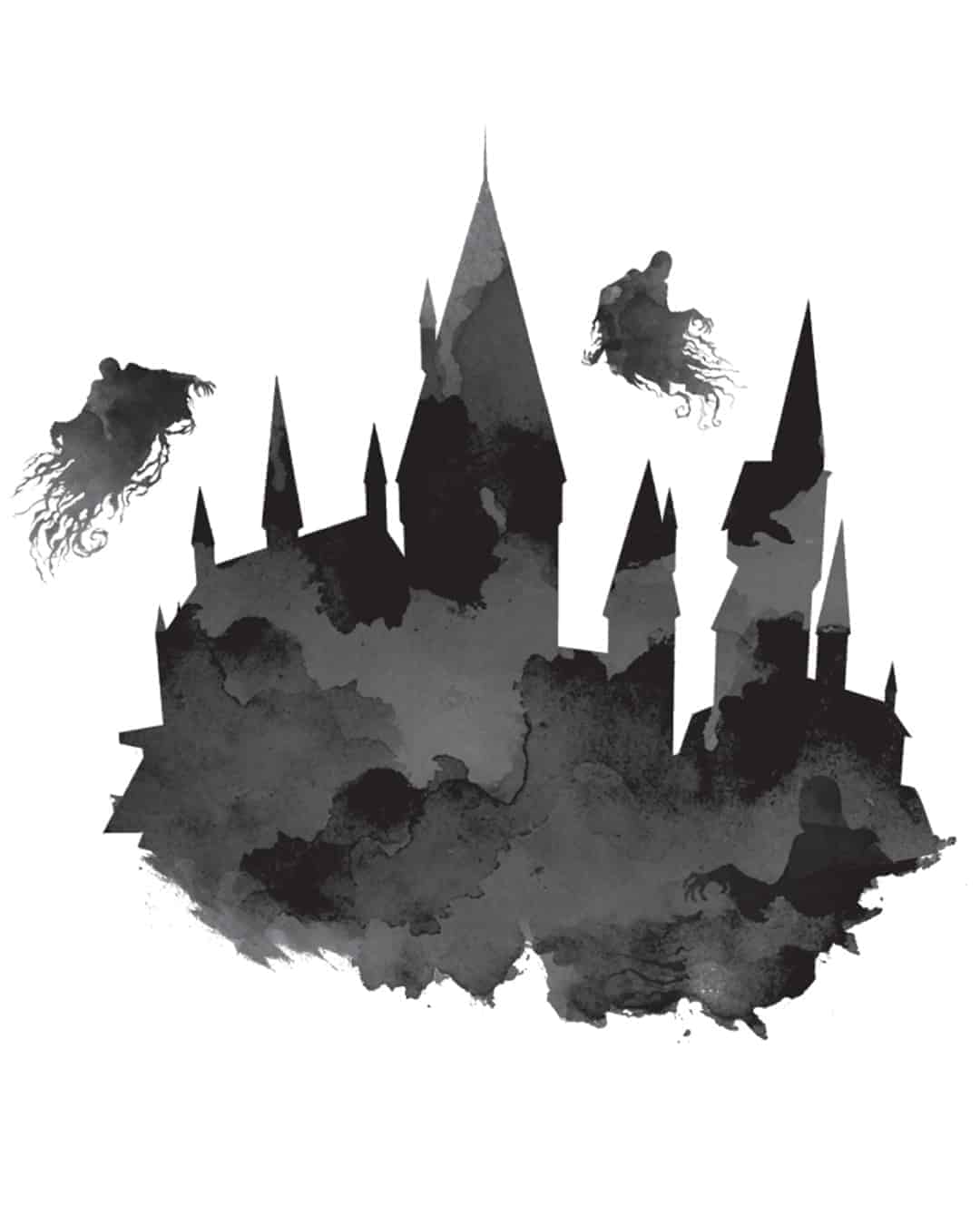 T Shirt Harry Potter Poudlard Aquarelle L Box Sur Demande La Box Sur Demande