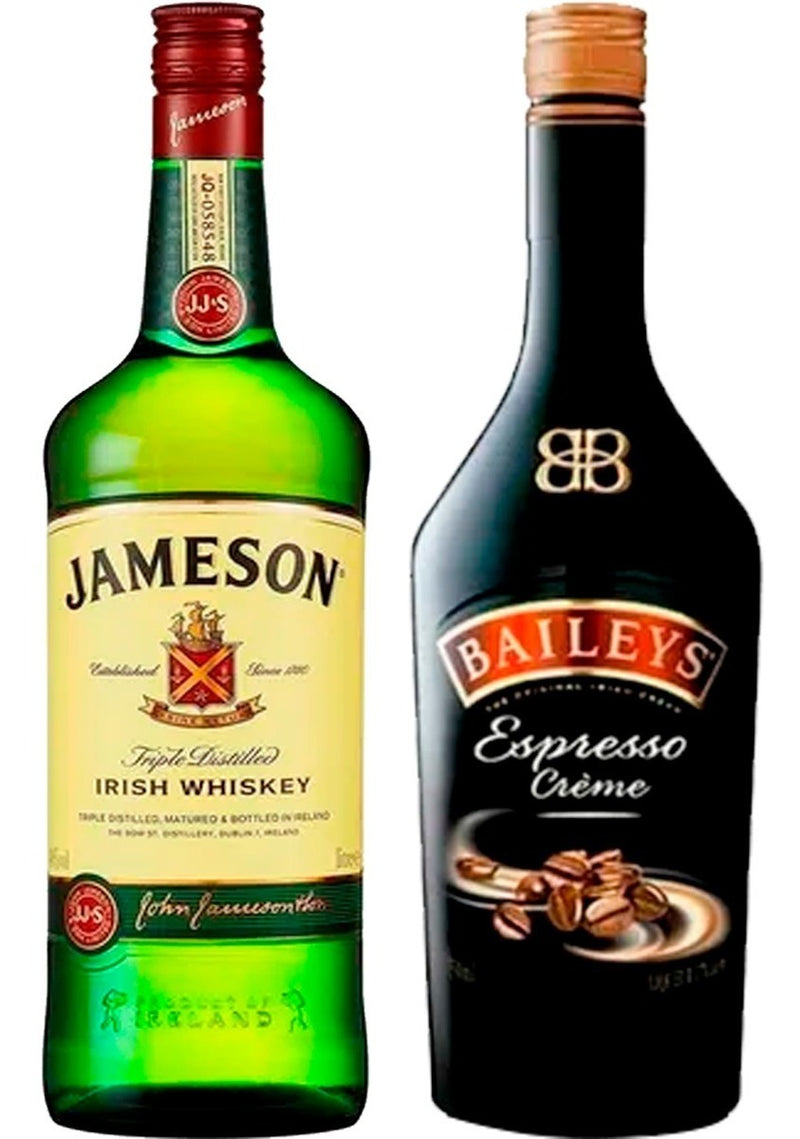 Combo X2 Whisky Jameson Irlandes Botella 1 L + Licor Baileys