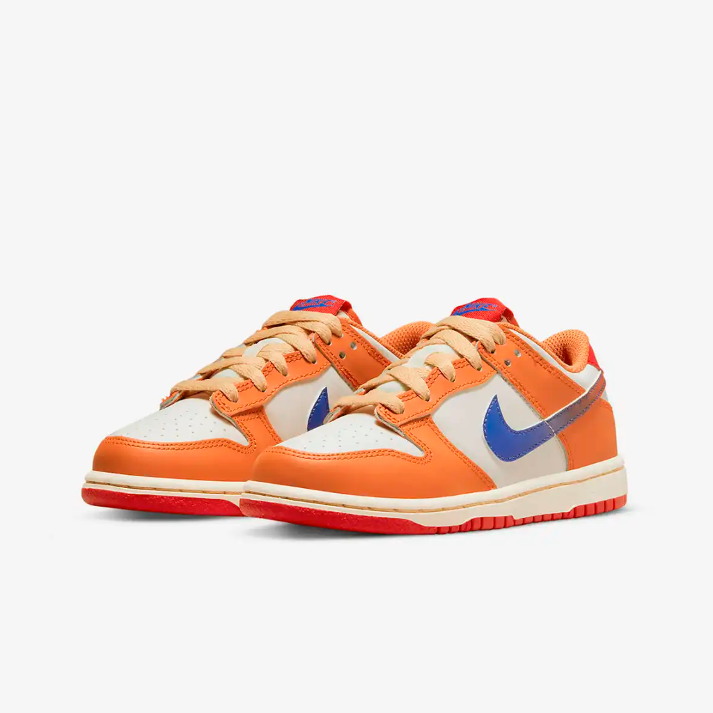 nike dunk low neon orange