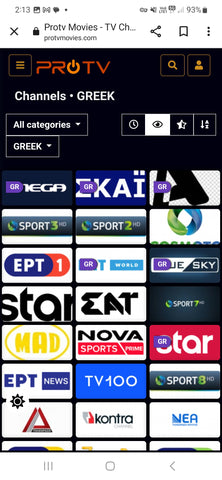 GREEK CHANNELS FREE TO ALL PROTV STICK CUSTERMORS