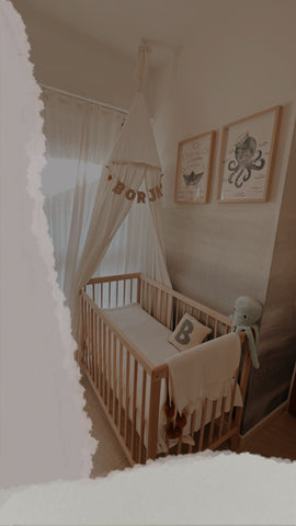 Preparar la habitación del bebe, cuna, minicuna, ropa de cama