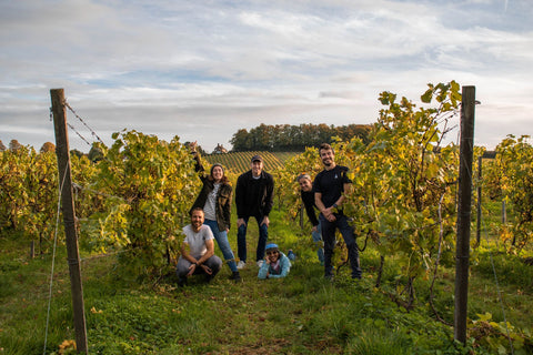 chimney fire coffee team among the vines at denbies wine estate