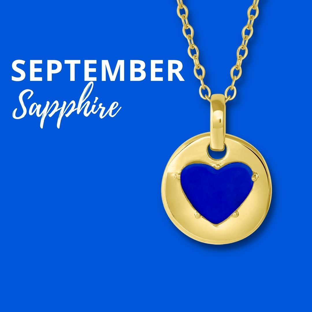 September Birthstone Necklace – BeWishedGifts
