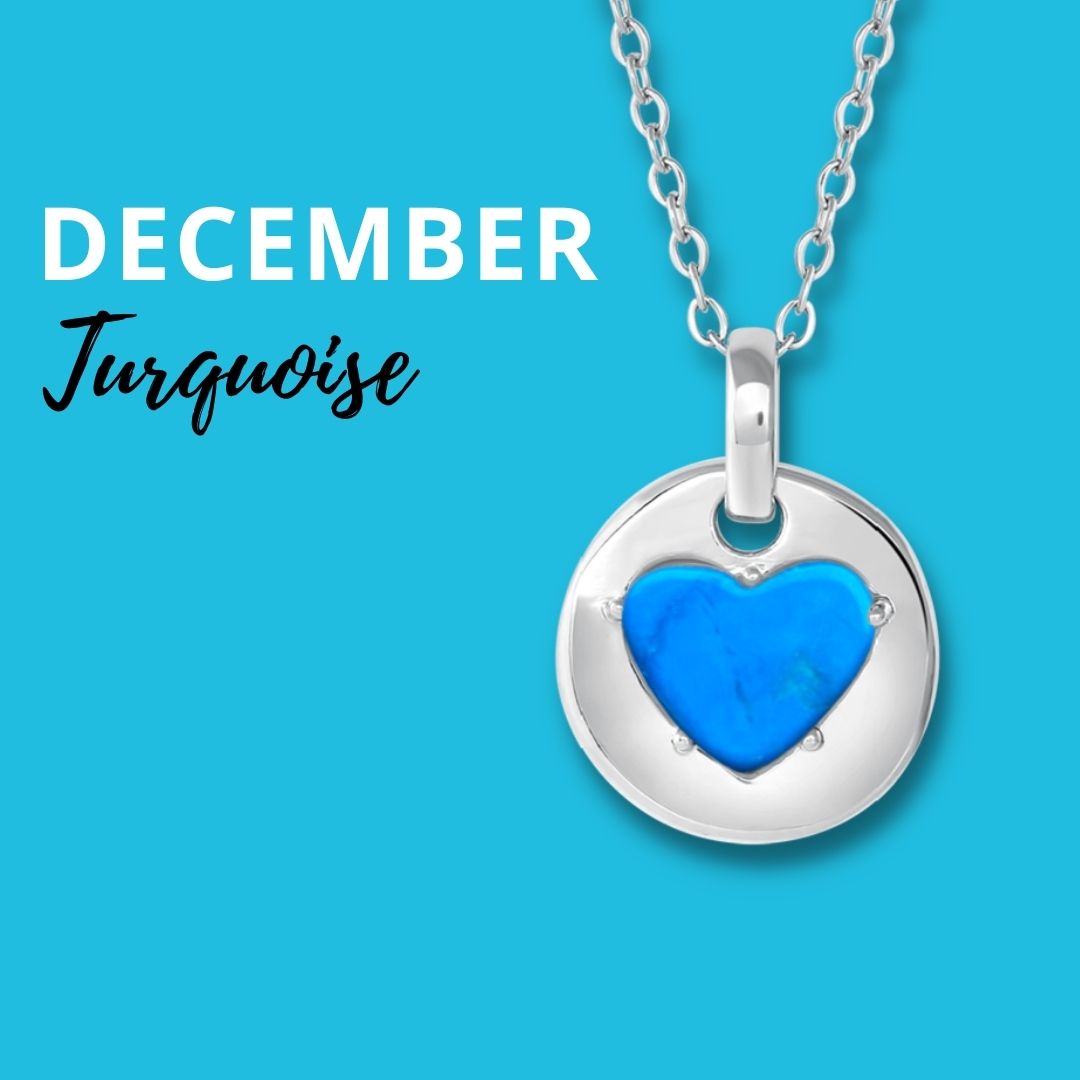 Amazon.com: DOLIOX 925 Sterling Silver Turquoise Pendant Necklace, Genuine  Round December Birthstone Necklace Vintage Jewelry Gift for Women :  Clothing, Shoes & Jewelry