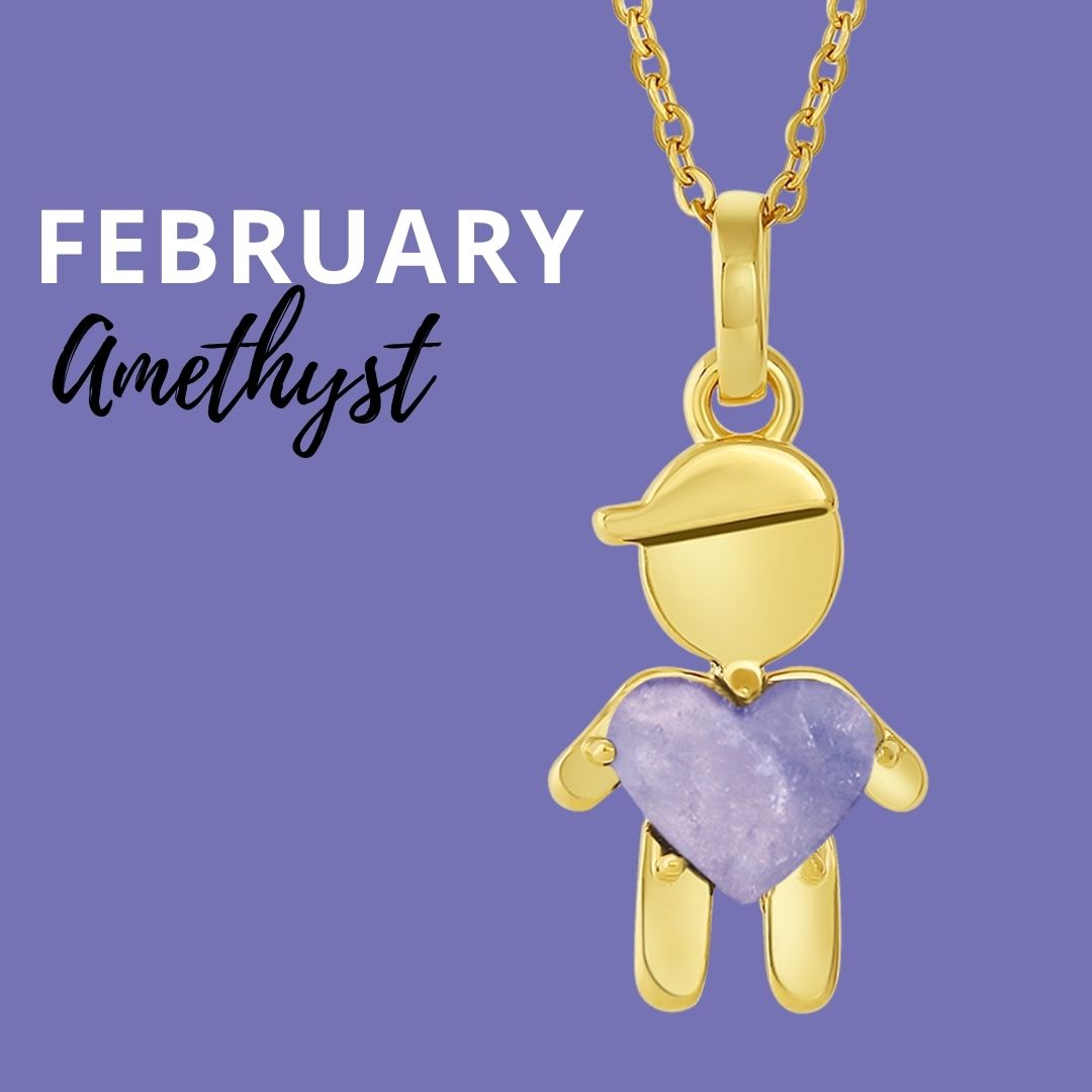Tiny February Birthstone Necklace / Genuine Faceted Amethyst / Sterling  Silver / 14k Yellow Gold Filled / 14k Rose Gold Filled