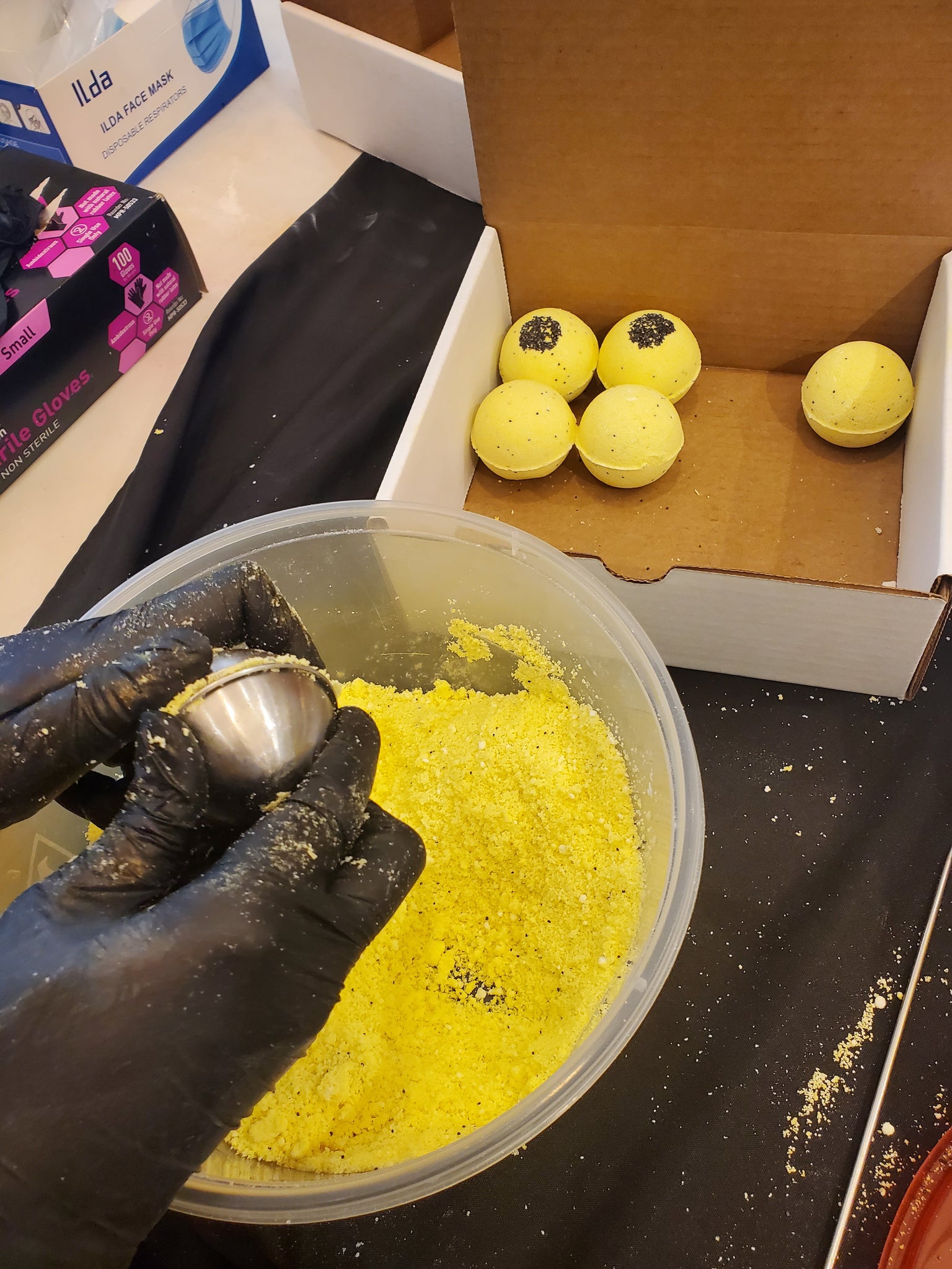 bath bomb workshop