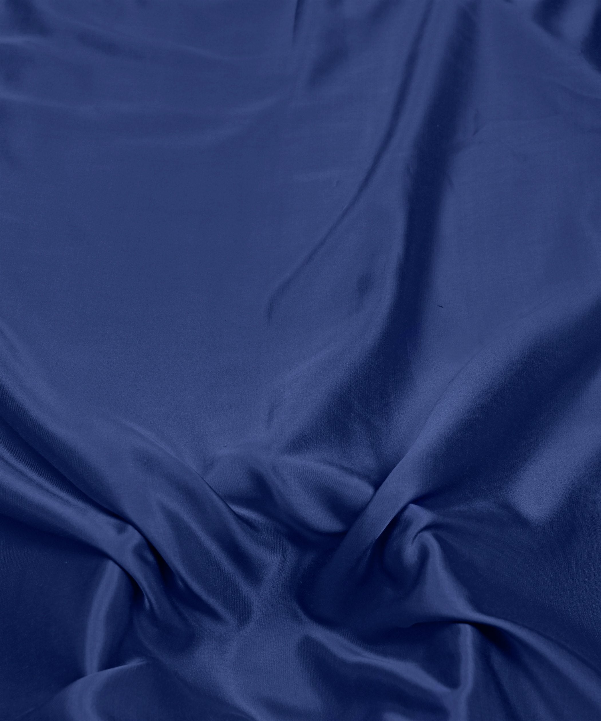 Buy Glossy Blue Plain Modal Satin Fabric Online At Wholesale Prices – Fabric  Depot