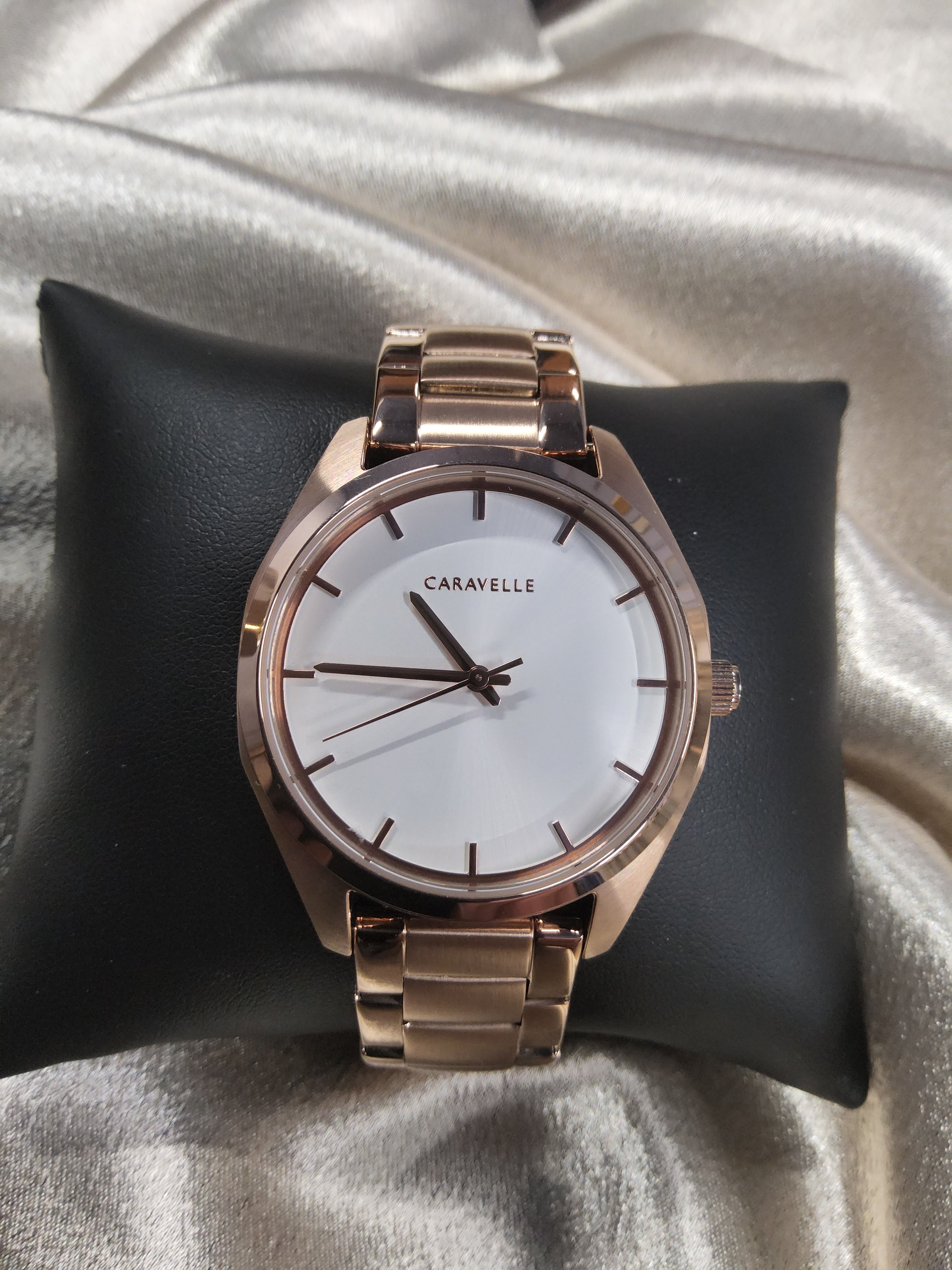 caravelle gold watch