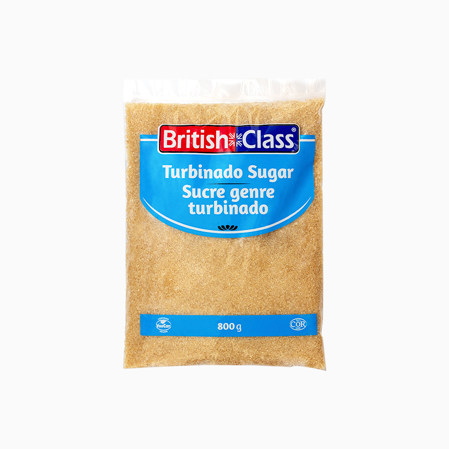 British Class turbinado sugar