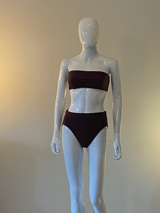 Anne Vaughn 1990's Christian Dior Bathing Suit and Pareo