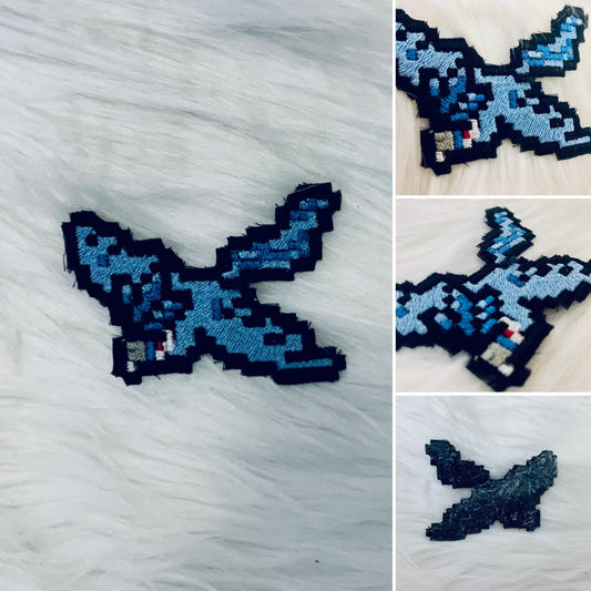 Shiny Articuno Pokemon embroidery design