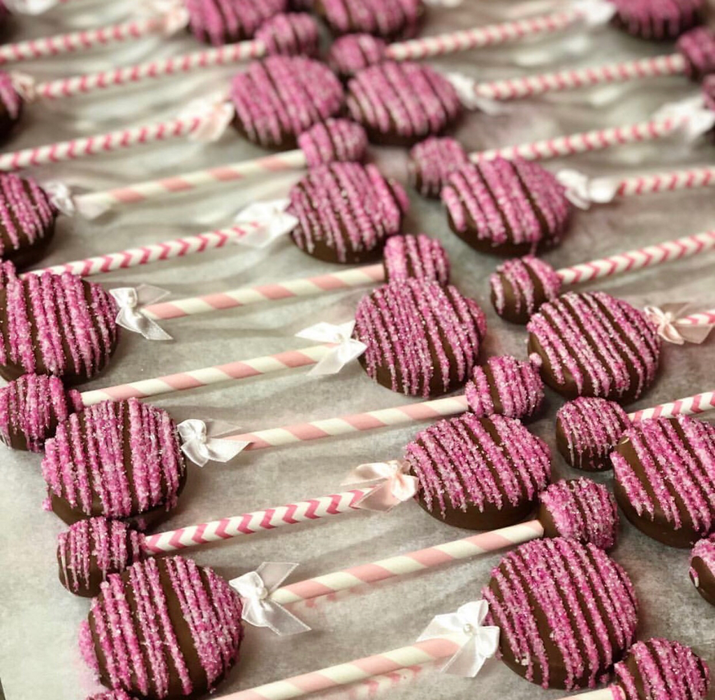 Adorable Chocolate Baby Rattle Lollipops