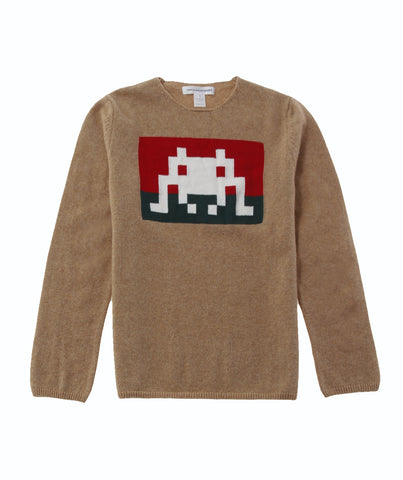 CDG Shirt X Invader Knit Jumper