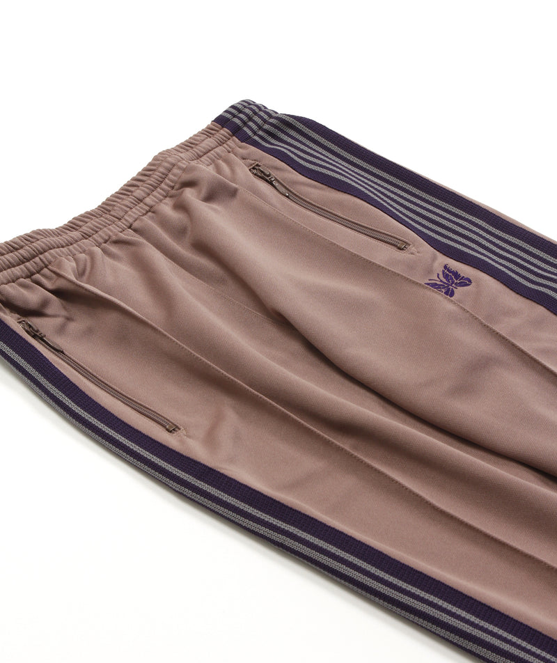 Needles - Narrow Track Pant Poly Smooth - Taupe