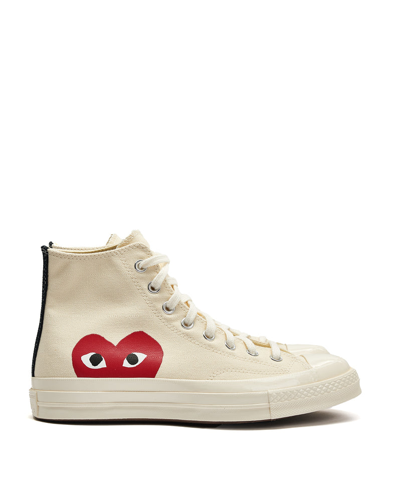 CDG Play X Chuck Taylor 70s High White Copperfield