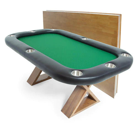 BBO HELMSLEY POKER TABLE W/ MATCHING DINING TOP