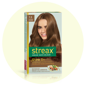 Dark Brown Streax Cream Hair Color Box