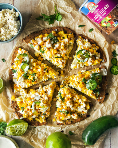 Vegan Street Corn Pizza