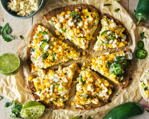 Vegan Street Corn Pizza