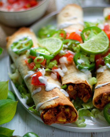 Giant Tortilla Soup Taquitos