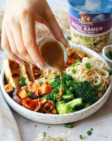 Crispy Tofu & Ramen Noodle Bowl