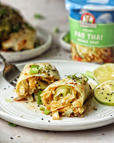 pad thai cabbage rolls