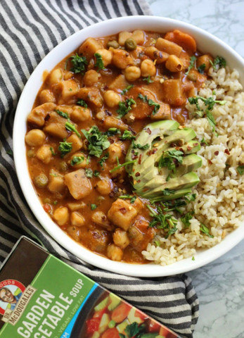 Image of Tahini Chickpea Stew by @plantbasedrd