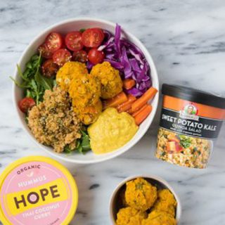 Sweet Potato Kale Falafel Bowl