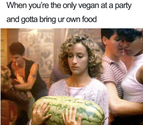 vegan meme watermelon