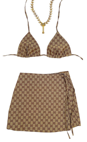 Gluney - Inspire Louis Vuitton bikini 👙 set Available￼ in