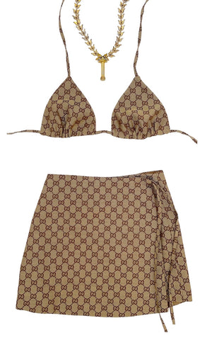 Bago Babe Clothing LV Bikini Set - Select Solid Color and Style