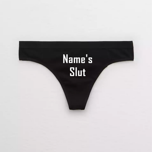 Custom Name's Dick Fan Club Thong – Celestial Red Shop