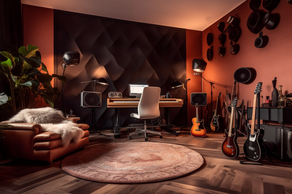 30 Cool Home Music Studio Decoration Ideas & Inspiration 