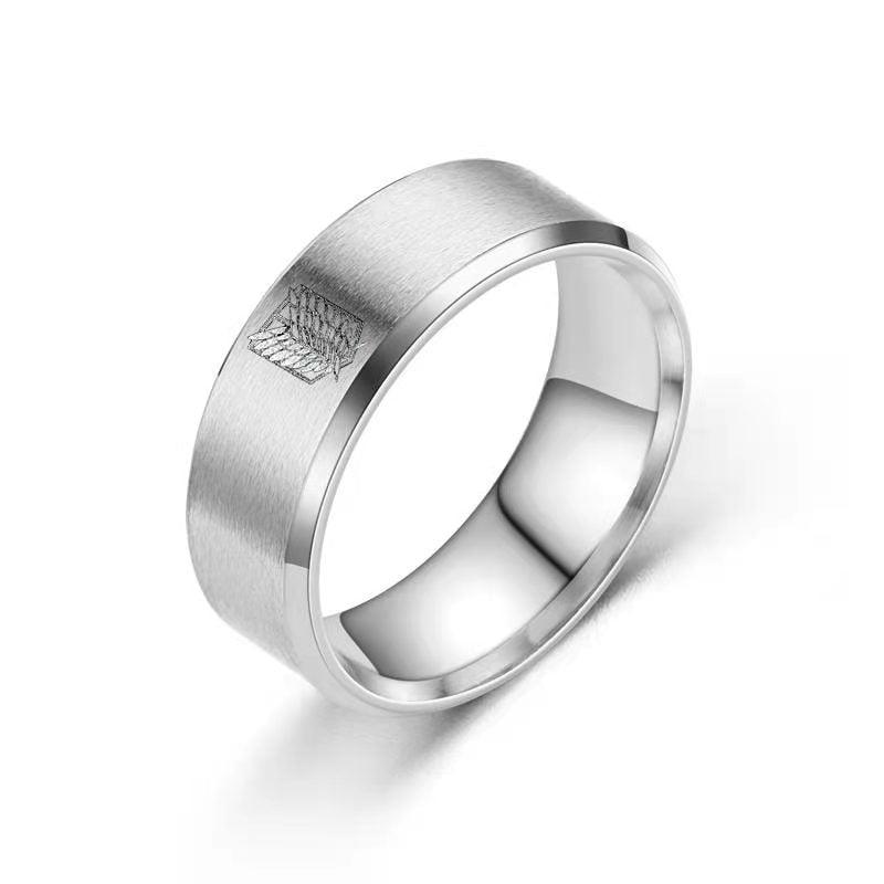 Attack on Titan Stainless Steel Rings - ShopAnimeStyle