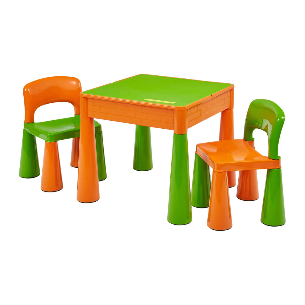 1 table and 2 chairs