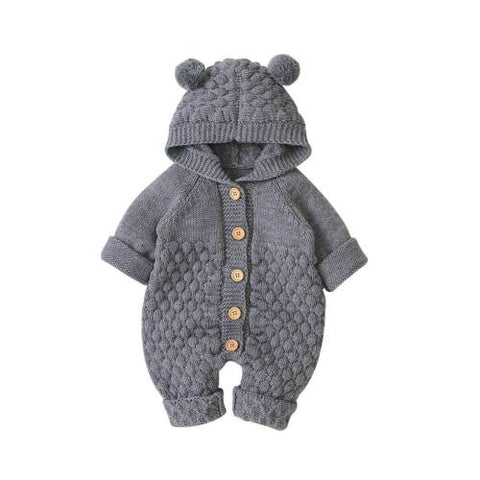 Knitted Bear Romper