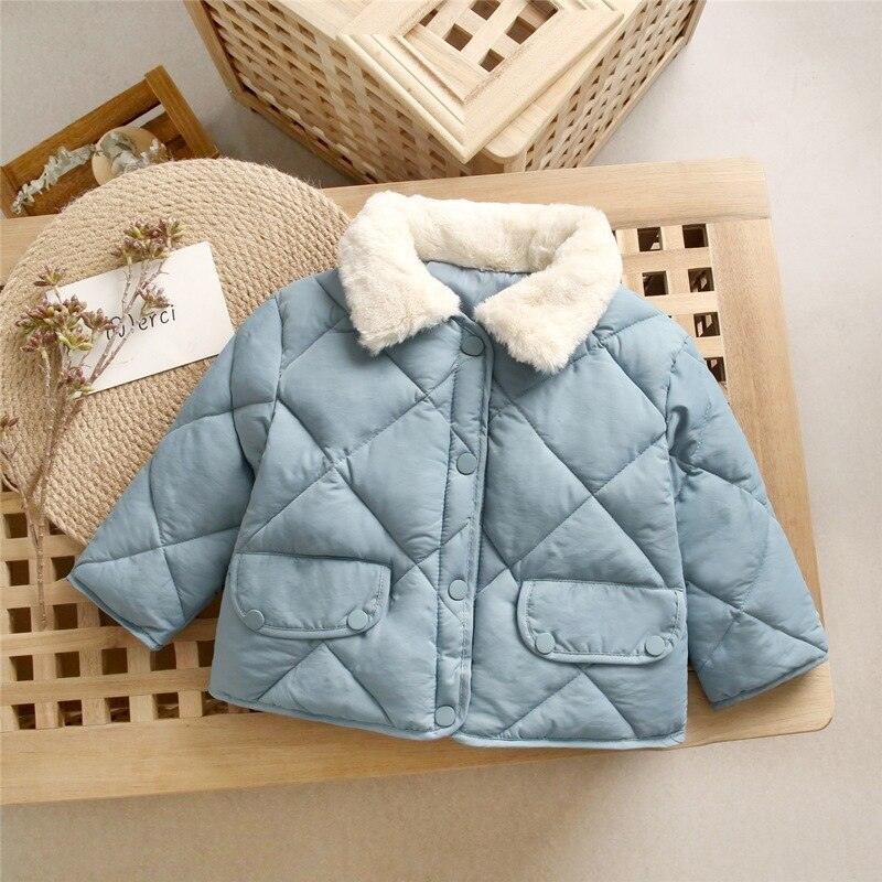 Baby Fur Collar Coat-image-1